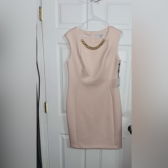 Calvin Klein Blush Mini Dress - Picture 1 of 8